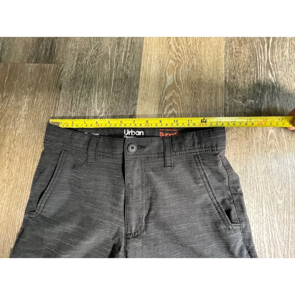 Urban Pipeline‎ Cargo Shorts Boys 14 Grey Excellent SuperFlex Space Dye Utility